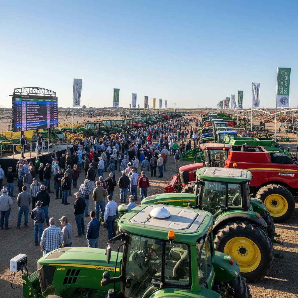 Comprendre les enchères d’équipement agricole saisi en 2025
