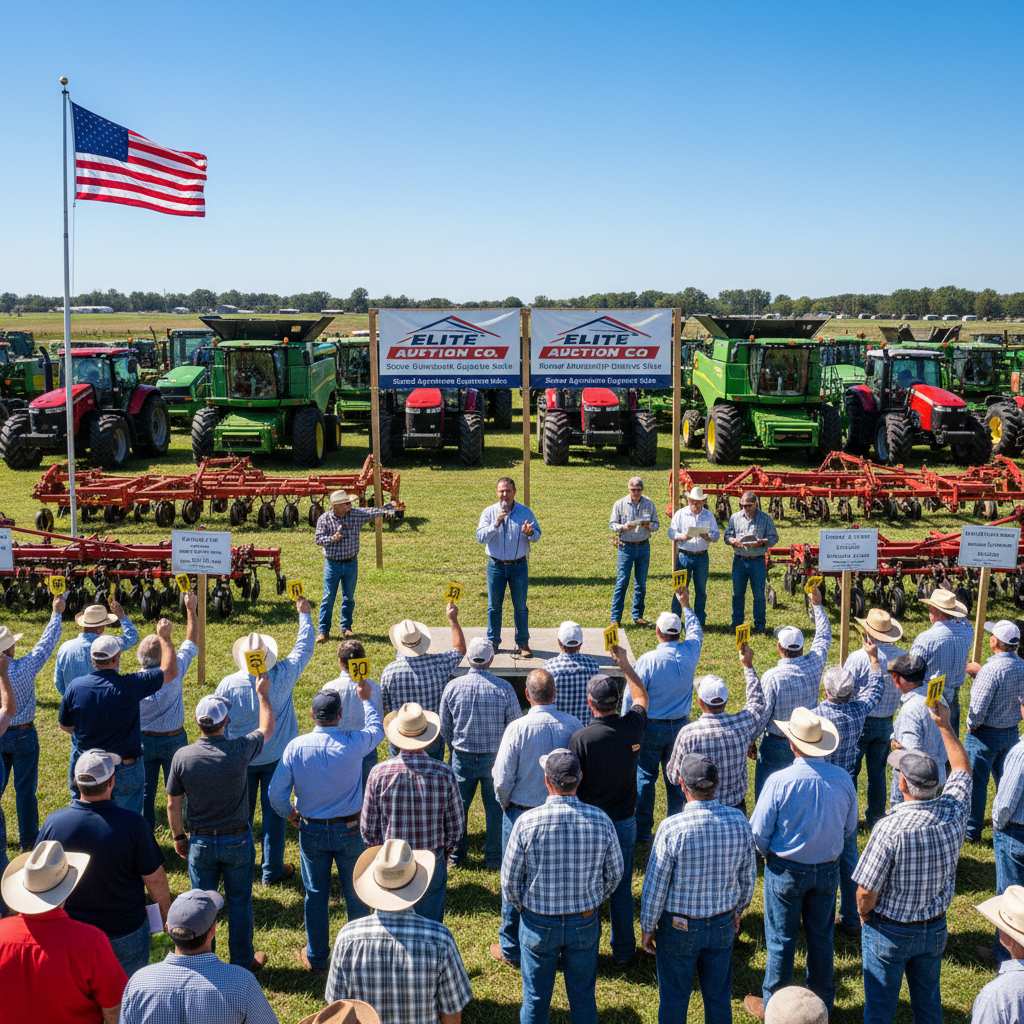Ventes aux enchères d’équipement agricole saisi : Guide complet 2026