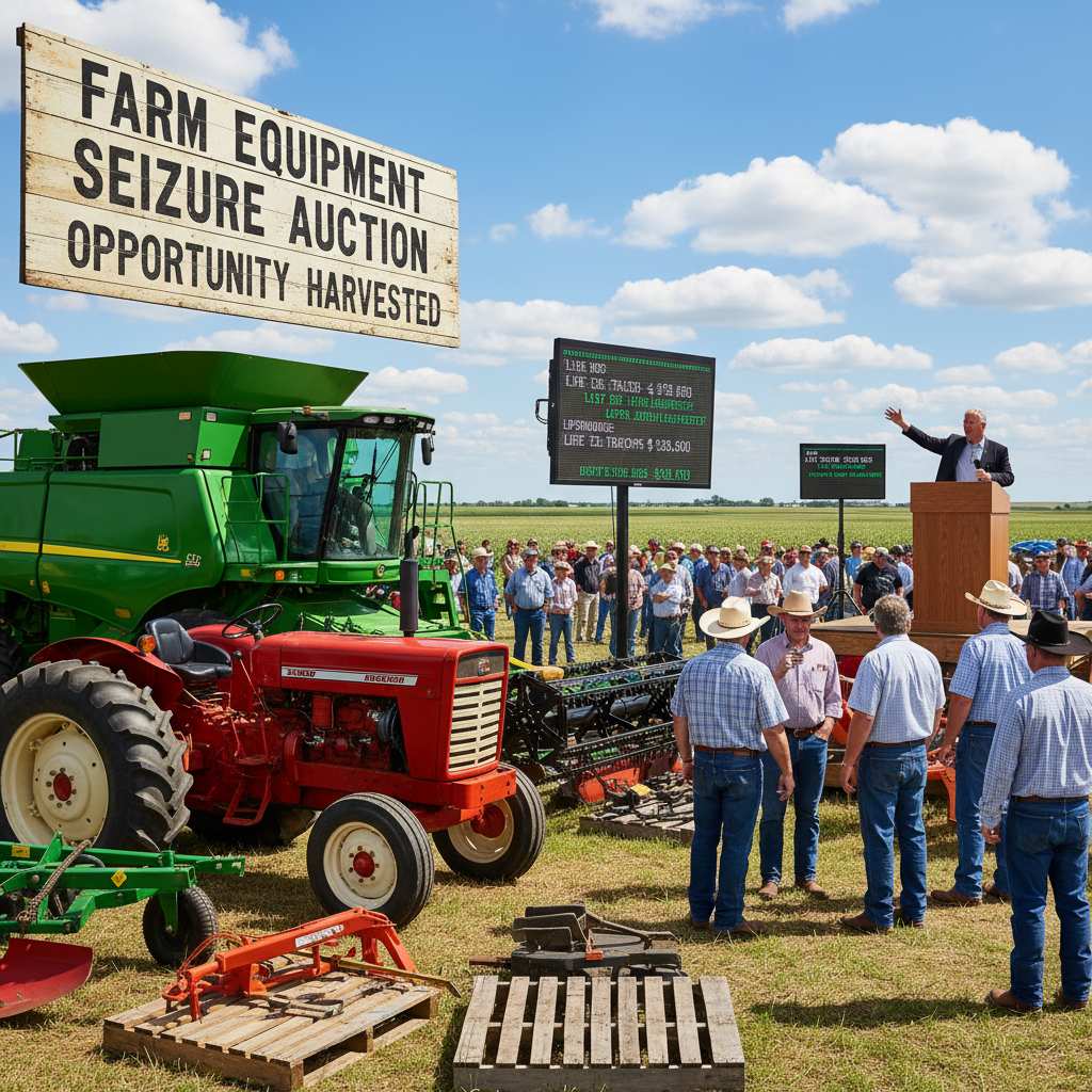 Unlocking Opportunities: Auctions of Seized Agricultural Equipment