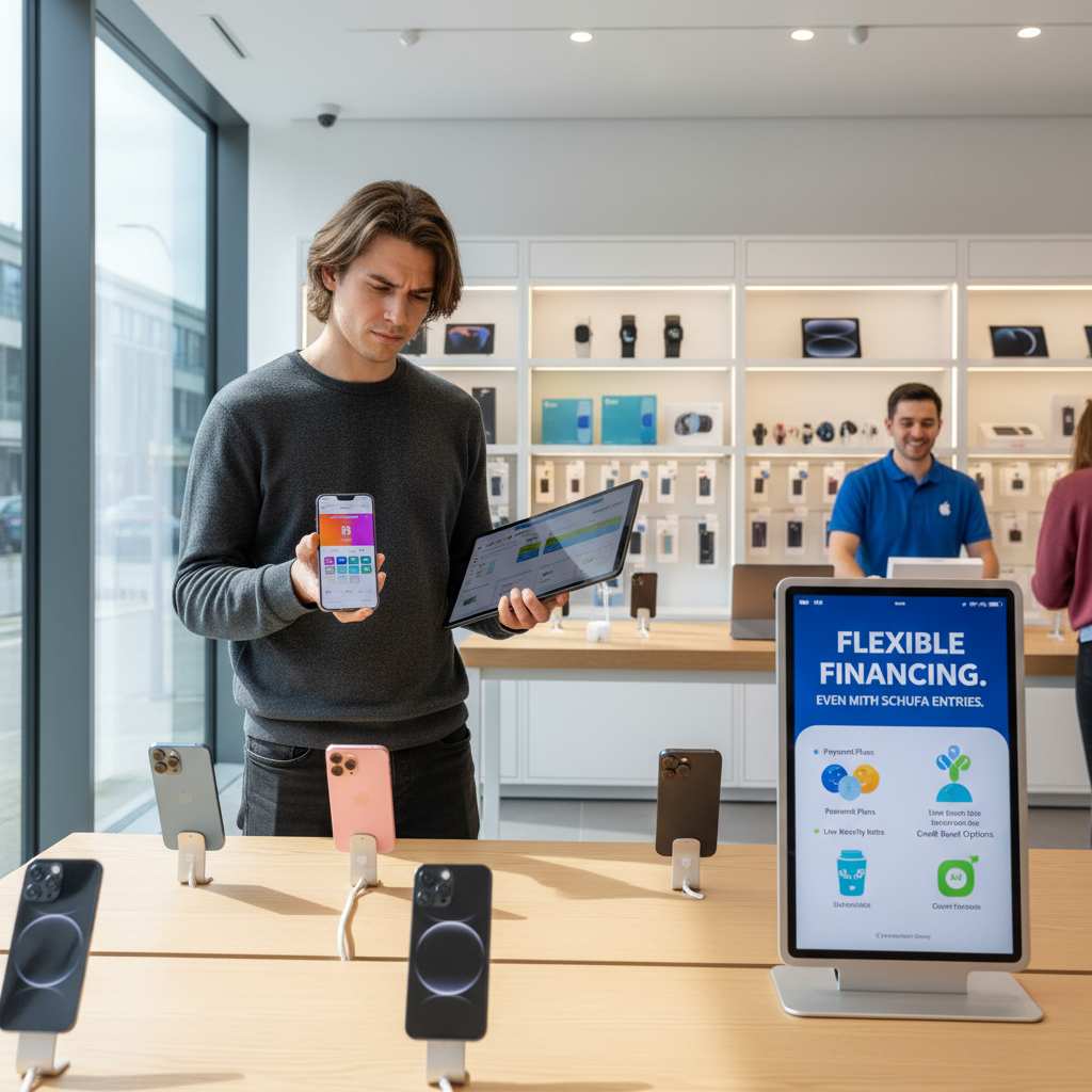 Wie man ein Apple iPhone trotz Schufa-Eintrag erhält