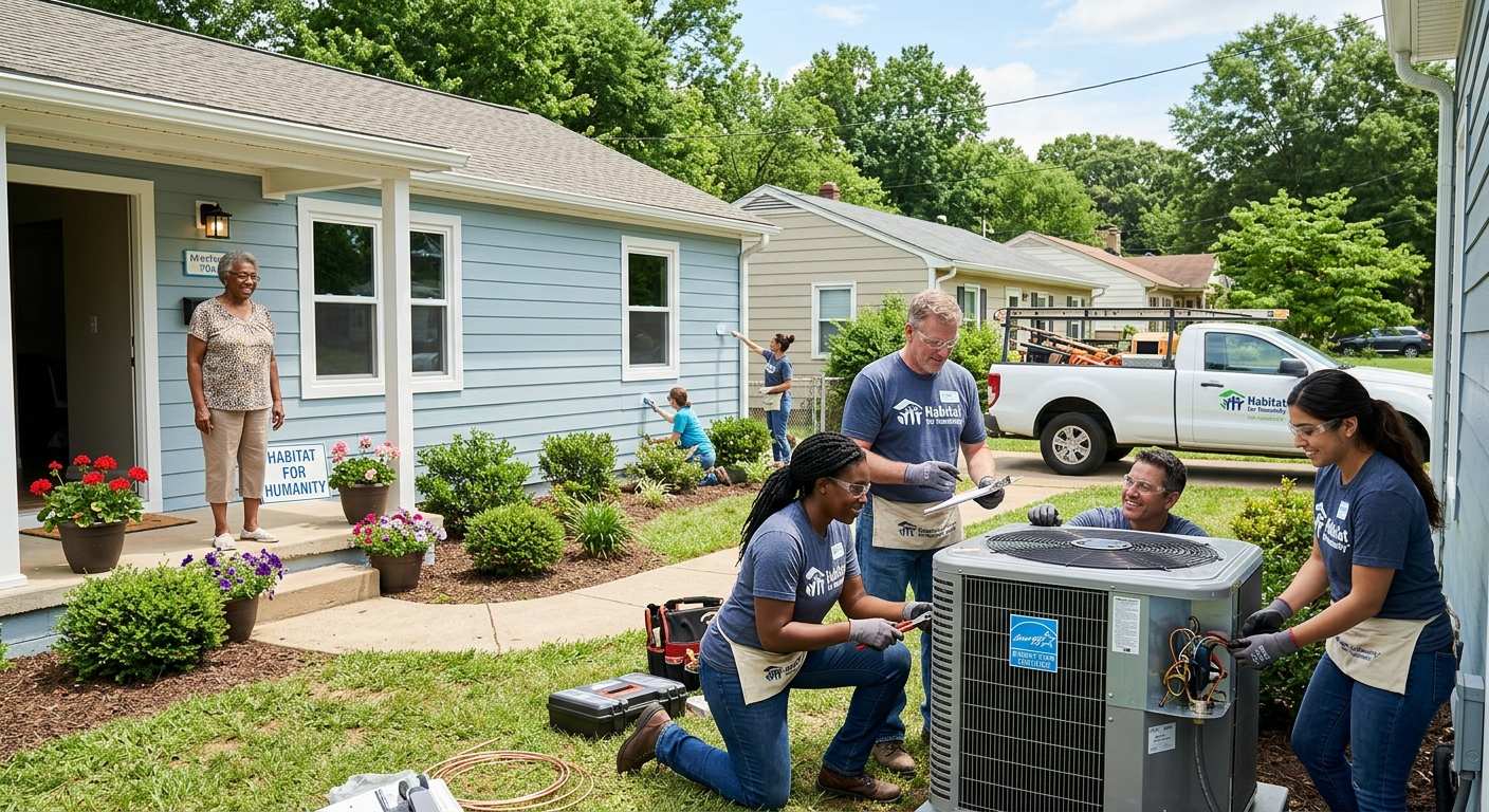 How Habitat for Humanity Can Replace Your Aging HVAC System